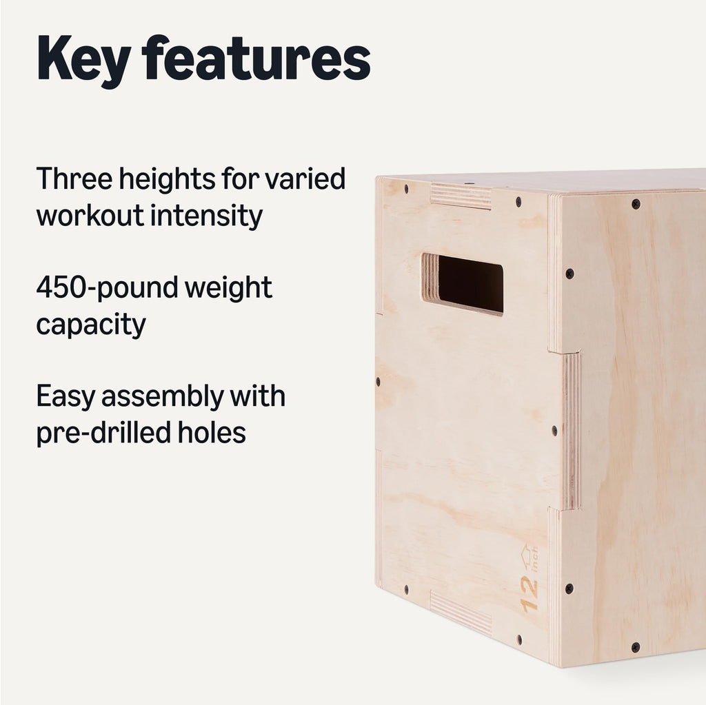 3-in-1 Wooden Plyo Box R25260