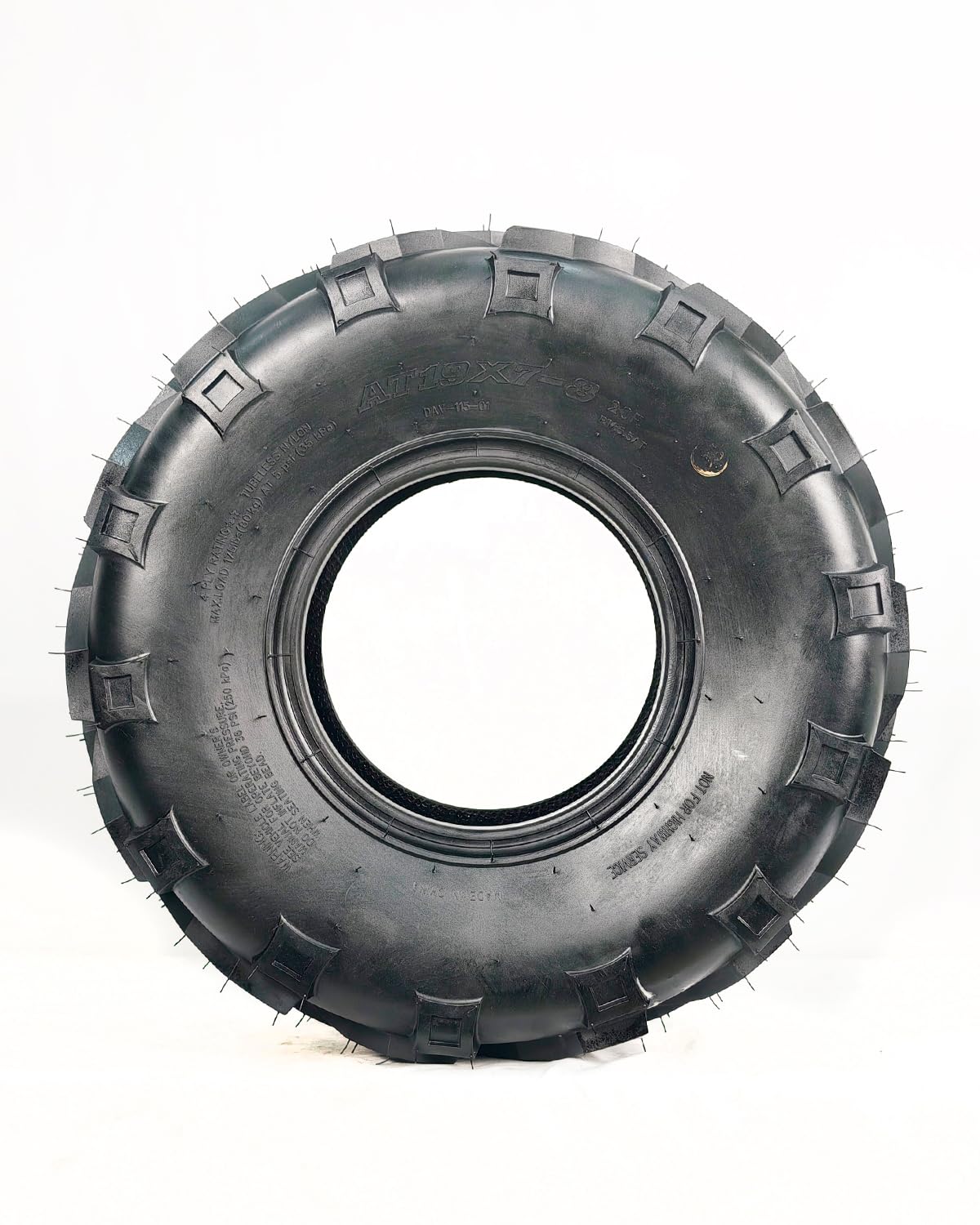 Set of 2 19x7-8 Tubeless ATV Tires V216