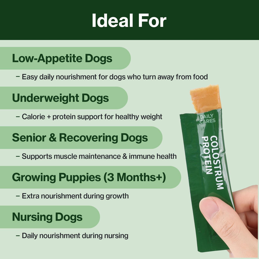 Colostrum Whey Protein Dog Supplement 30 Tubes J658