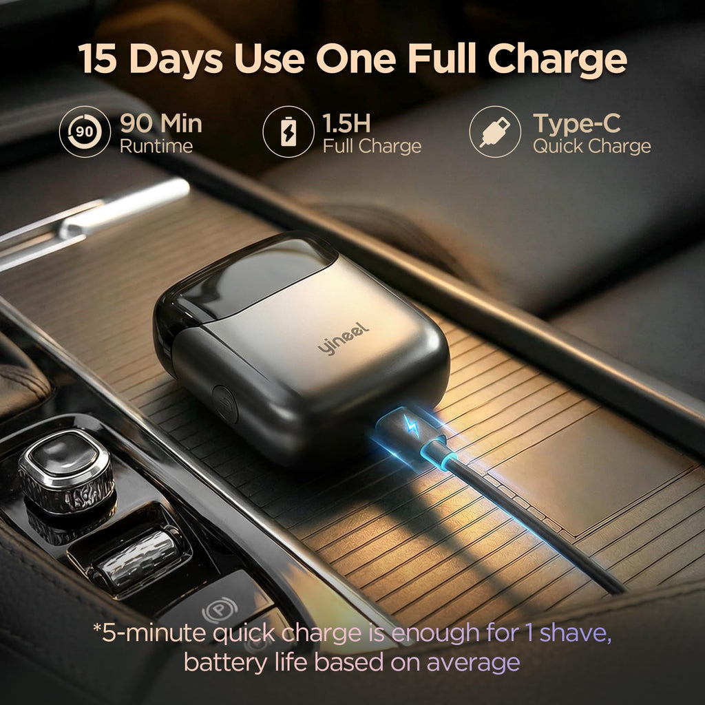 Portable Mini Electric Foil Shaver with Case I105