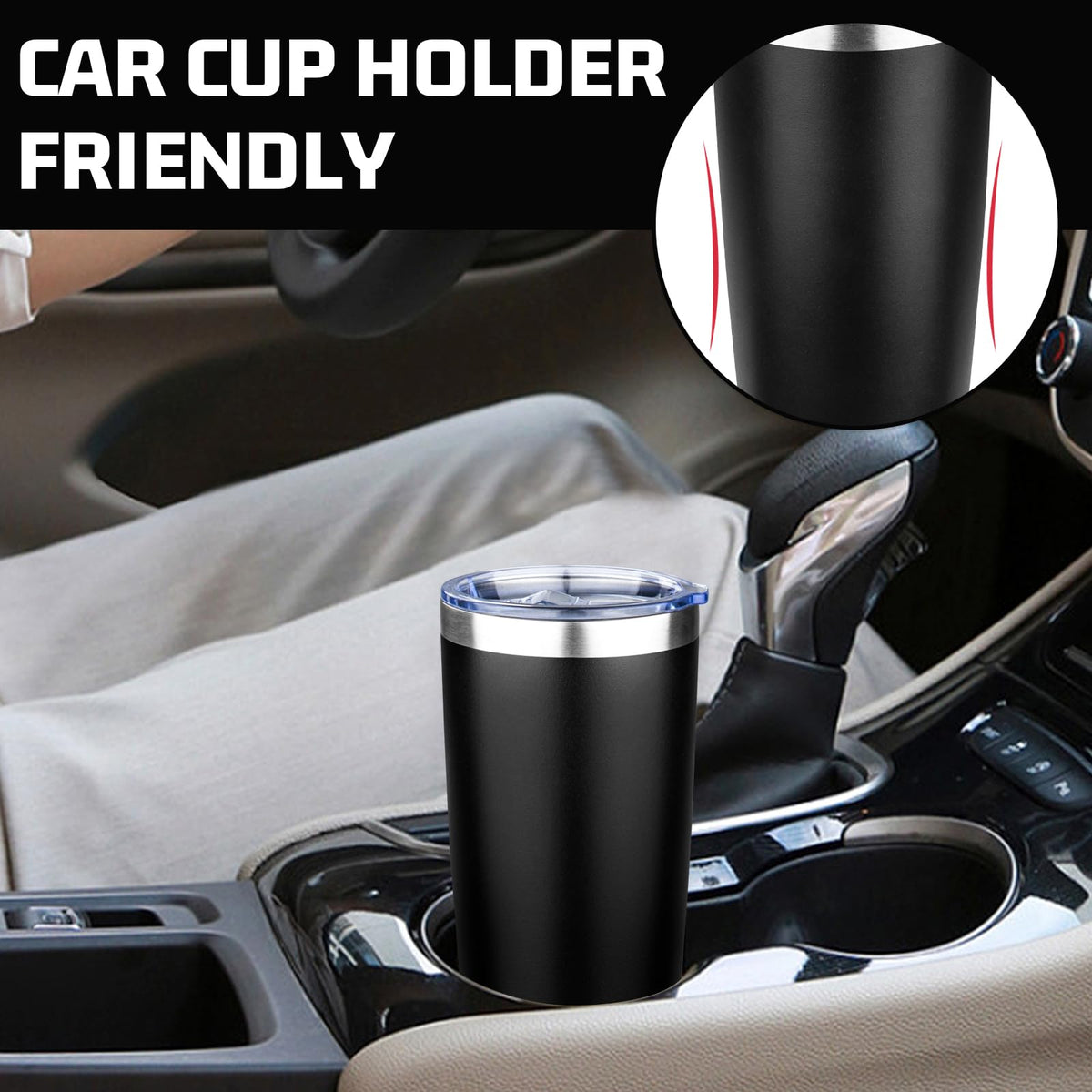20oz Stainless Steel Insulated Tumbler with Lid I3213