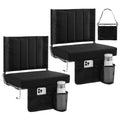 Stadium Seats with Back Support 2 Pack, Black Z505069