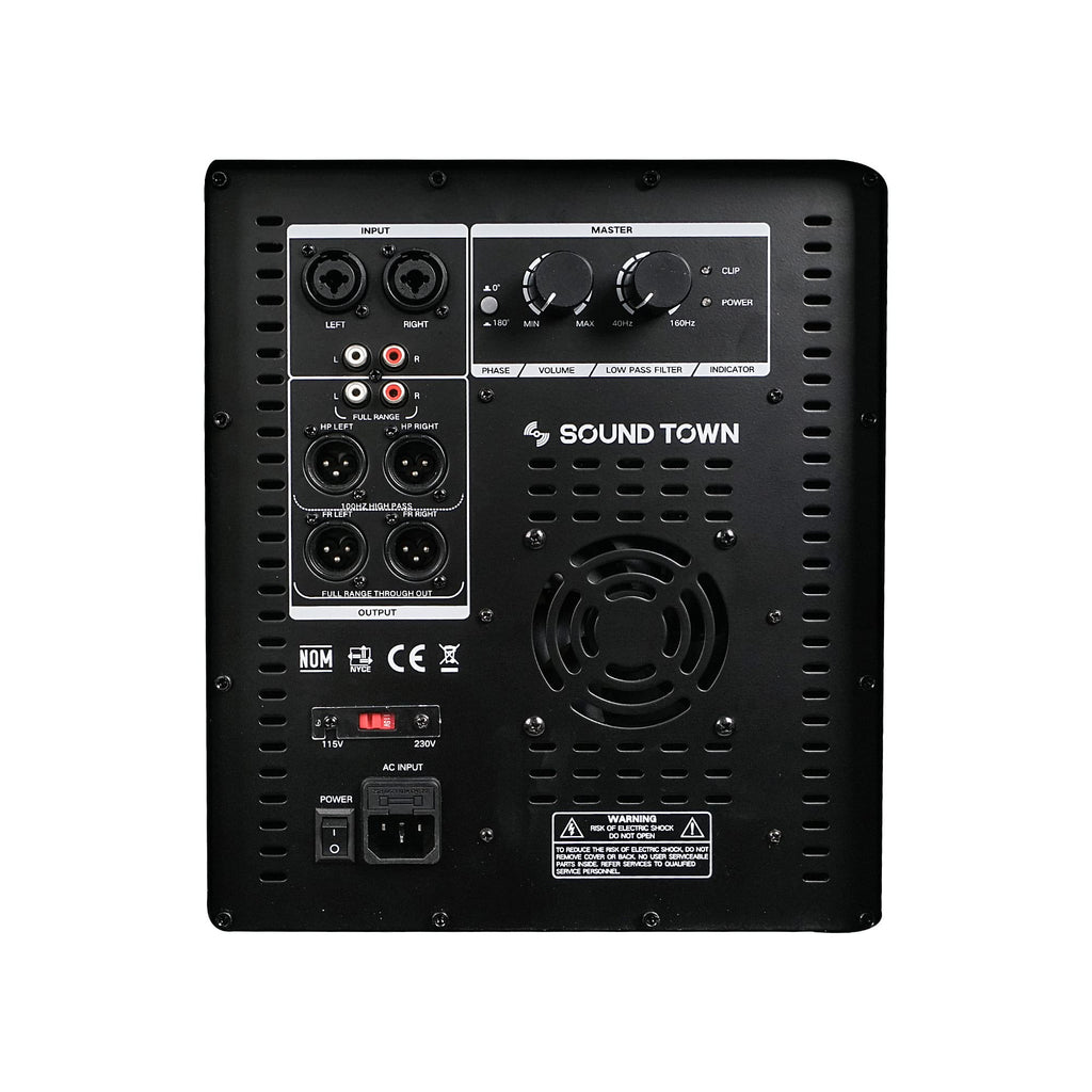 18" 2400W Powered Subwoofer J78513