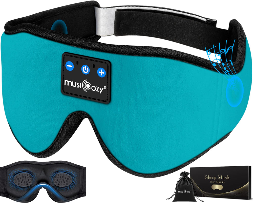 3D Bluetooth Wireless Headband Sleep Mask, Pack of 2 G571879