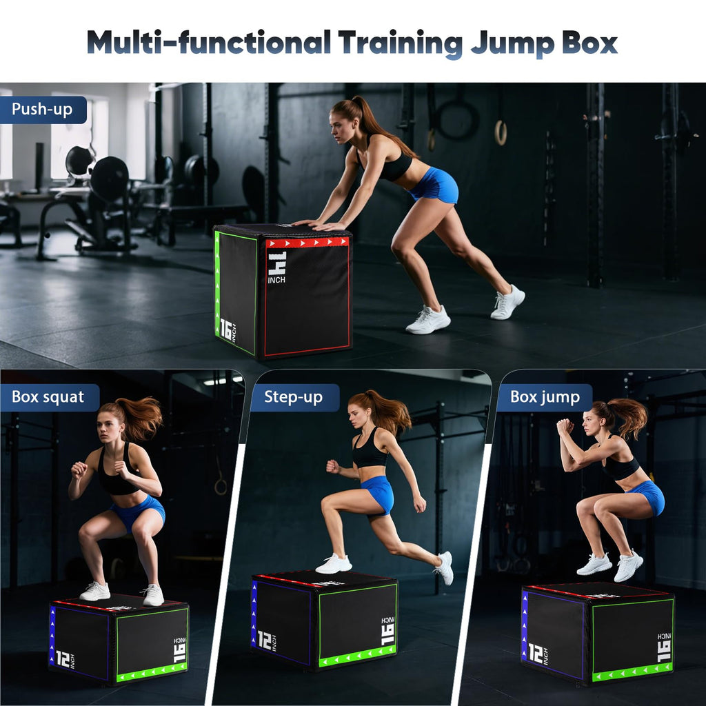 3 in 1 Foam Plyometric Jump Box O759