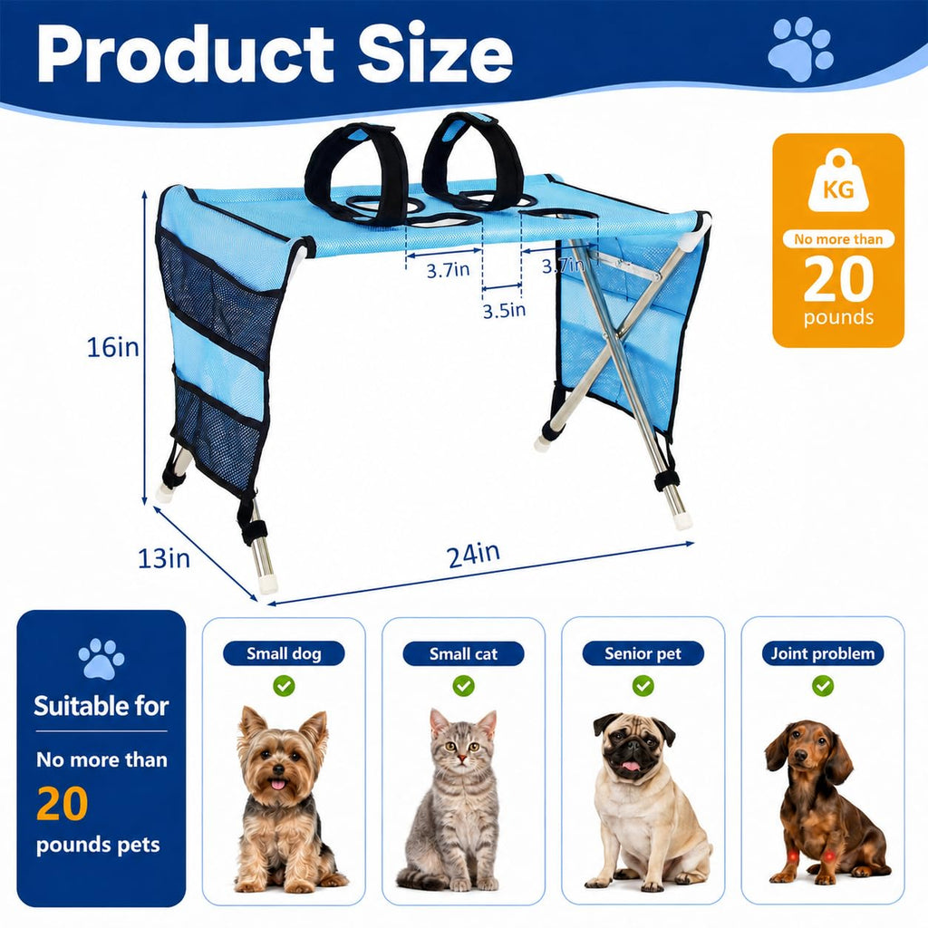 Pet Grooming Hammock with Stand D9912