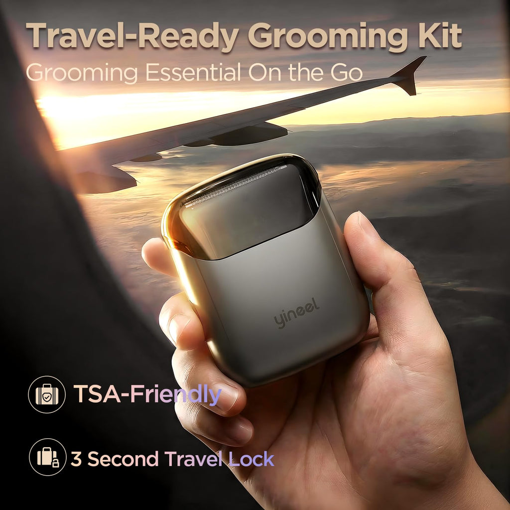 Portable Mini Electric Foil Shaver with Case I105