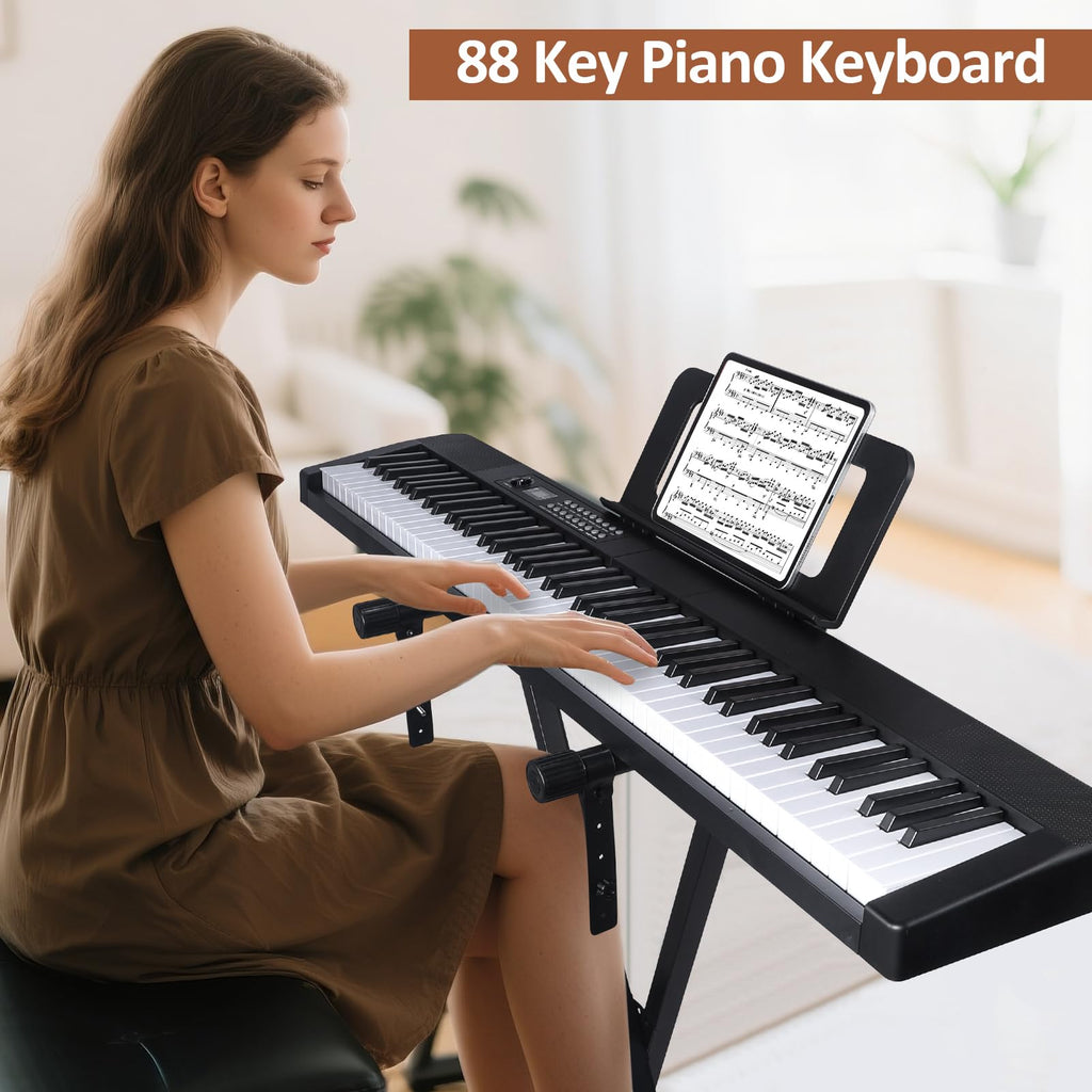 88 Key Electric Digital Piano with Semi Weighted Keys E7082