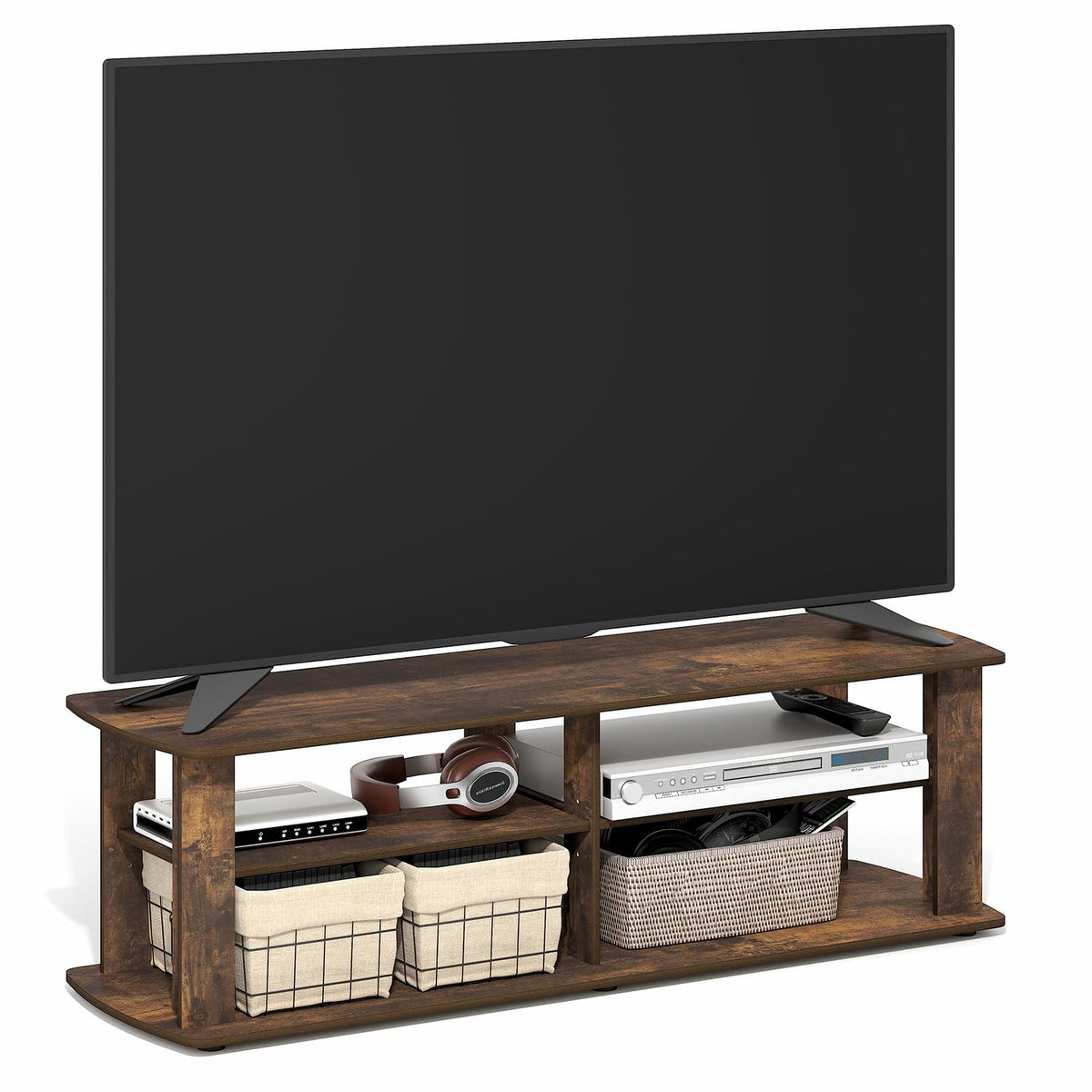 3-Tier TV Stand with Open Shelves up to 50 Inch D99277