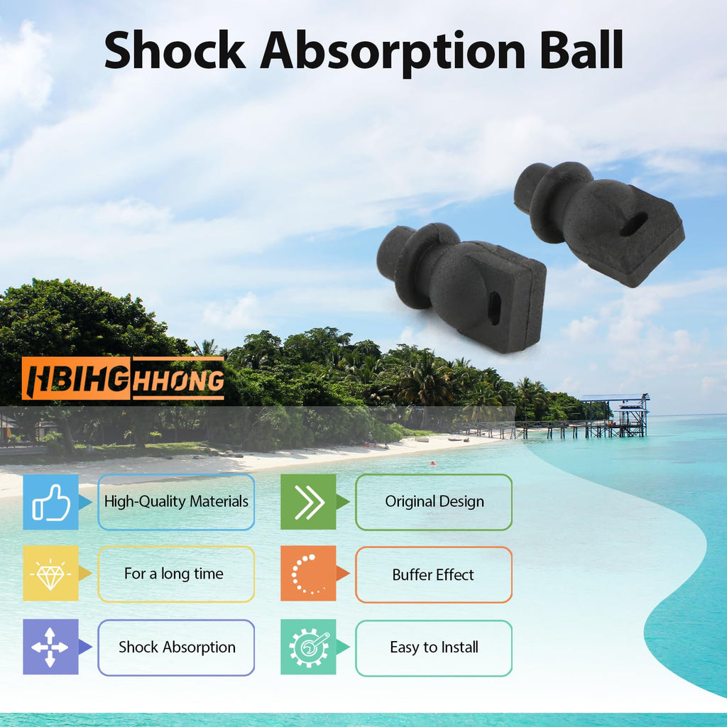 4Pcs Gimbal Shock Absorption Rubber Damper Mounts with Repair Tools Y80932