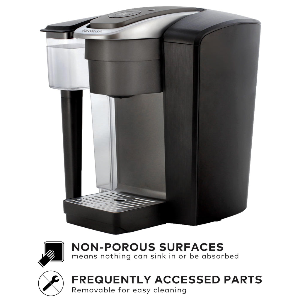 Single Serve Coffee Maker, 96 oz Water Reservoir, Black U7370