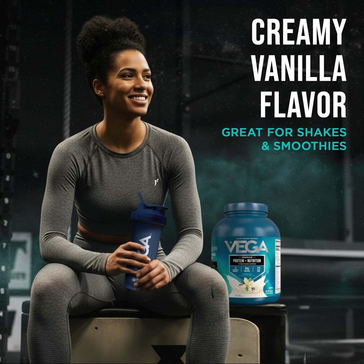 Plant Based Vegan Protein Powder Vanilla 2.3lbs K2231