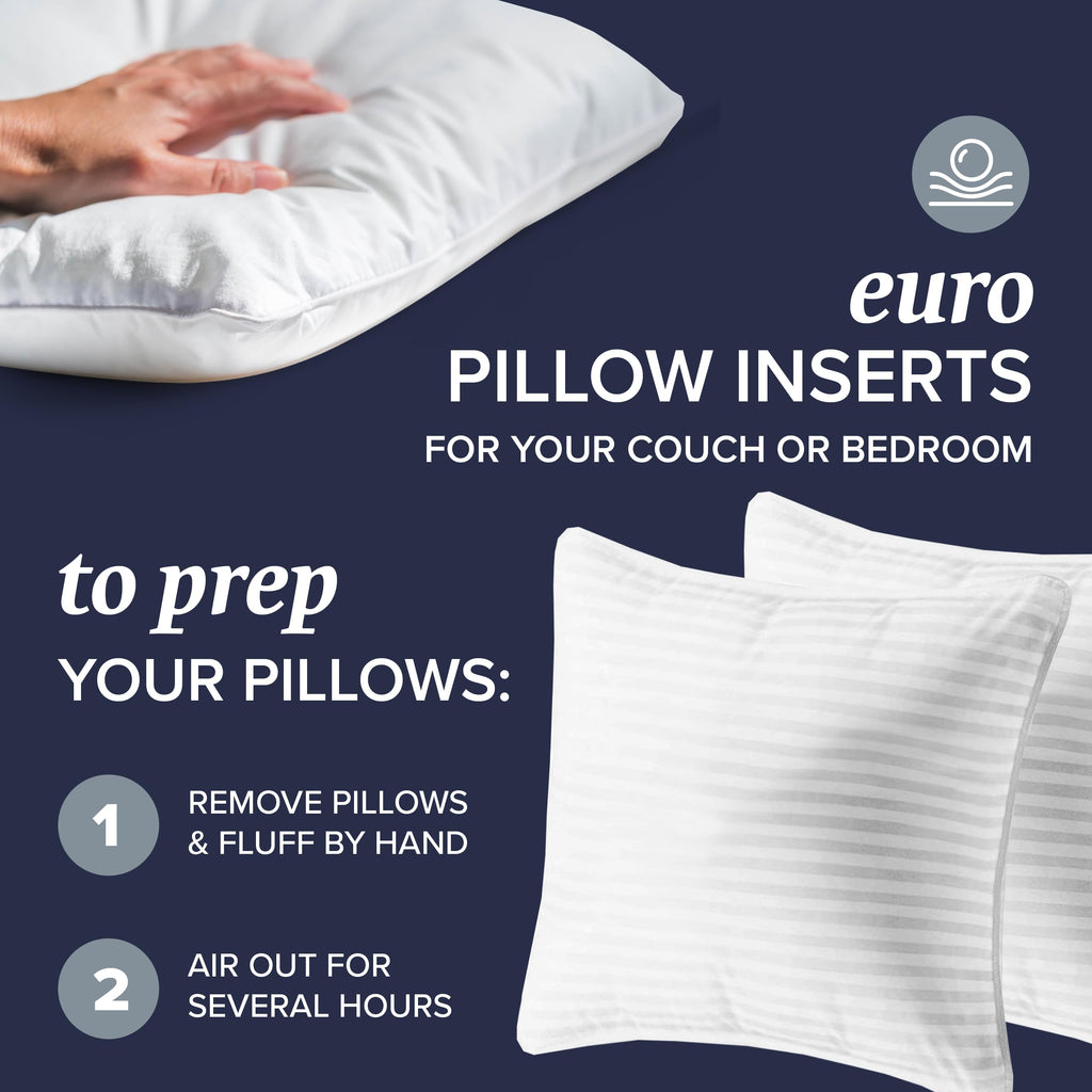 King Size & Euro Size Throw Pillows Sets of 2 K236