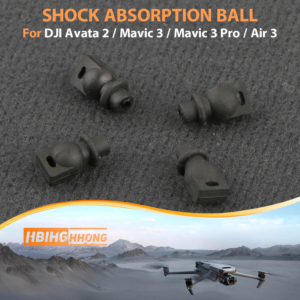 4Pcs Gimbal Shock Absorption Rubber Damper Mounts with Repair Tools Y80932