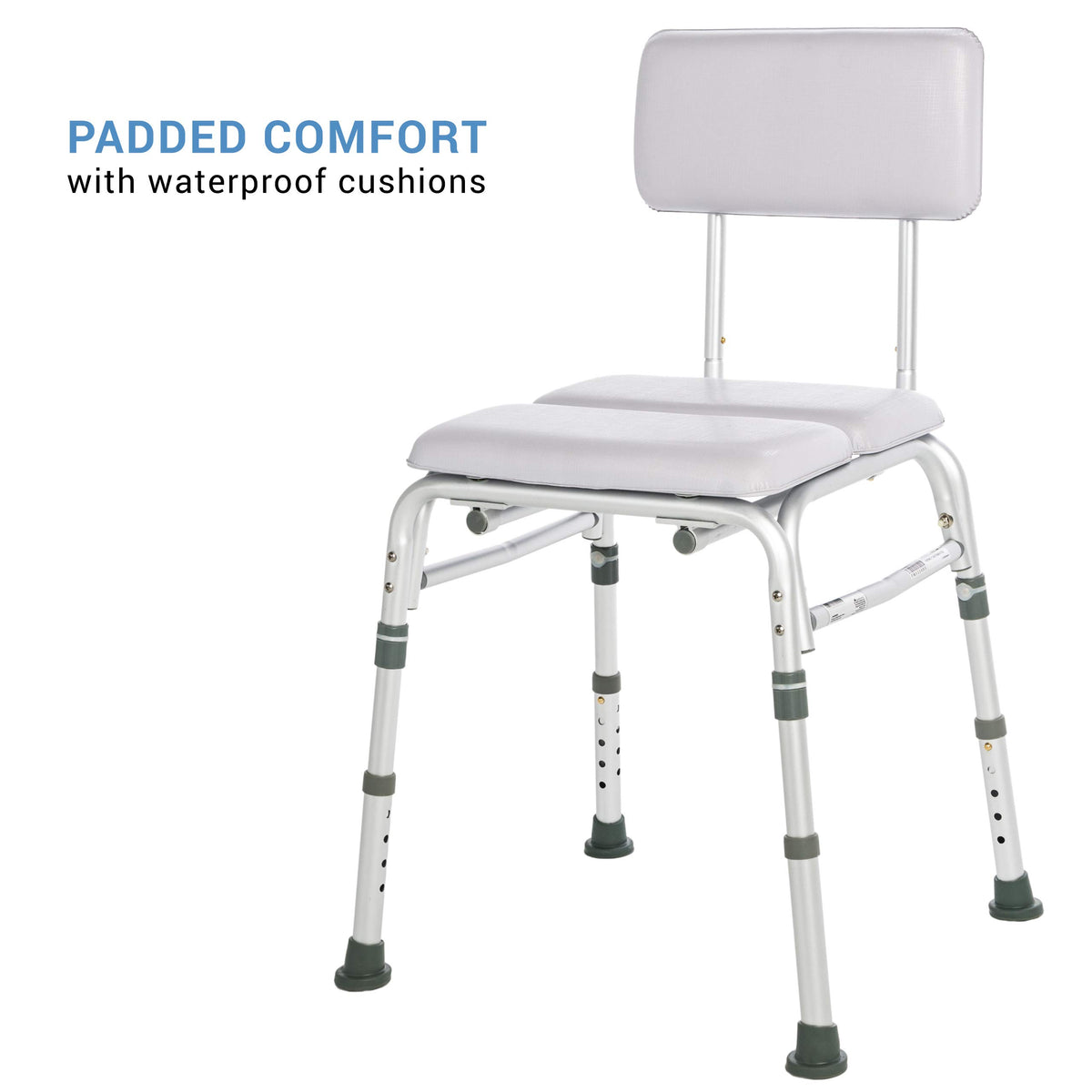 Padded Shower Chair with Backrest T952152