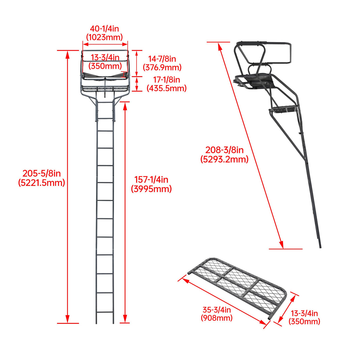 2-Man Ladder Tree Stand R80640