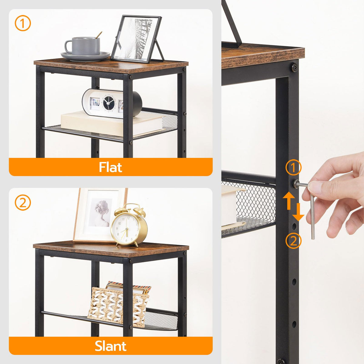 Tall 3-Tier Side Table O55708