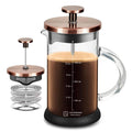 12 Ounce Stainless Steel French Press Coffee Maker F950522