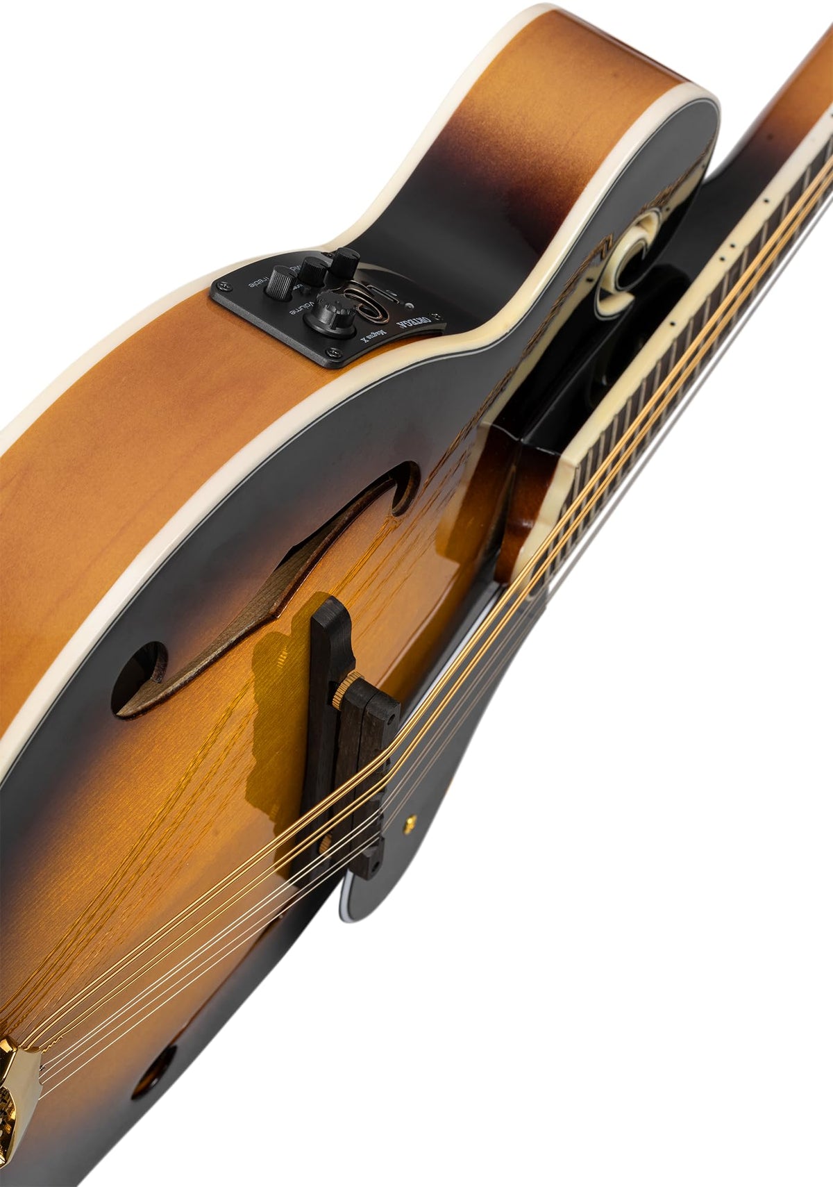 Solid Top F-Style Acoustic-Electric Mandolin Tobacco Sunburst V240