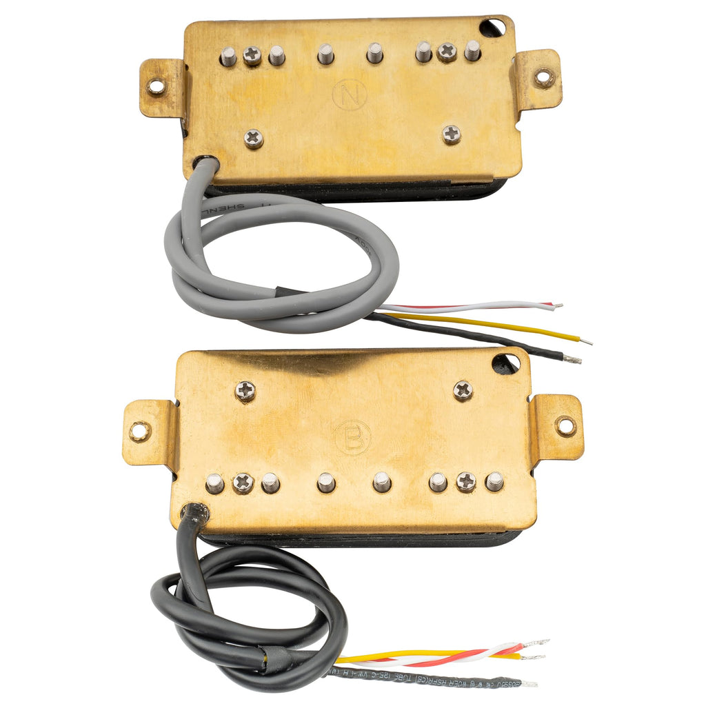 Alnico 5 Open Humbucker Pickups Set Black D103578
