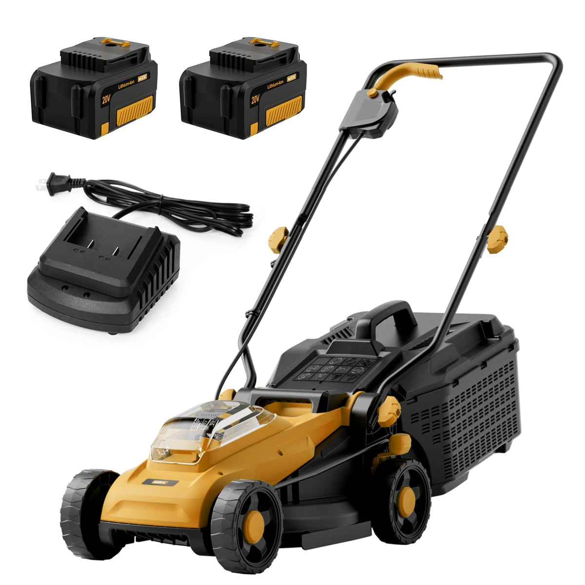 12 Inch Cordless Electric Push Mower with Height Adjustment V235