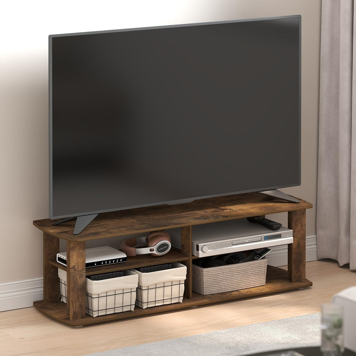3-Tier TV Stand with Open Shelves up to 50 Inch D99277