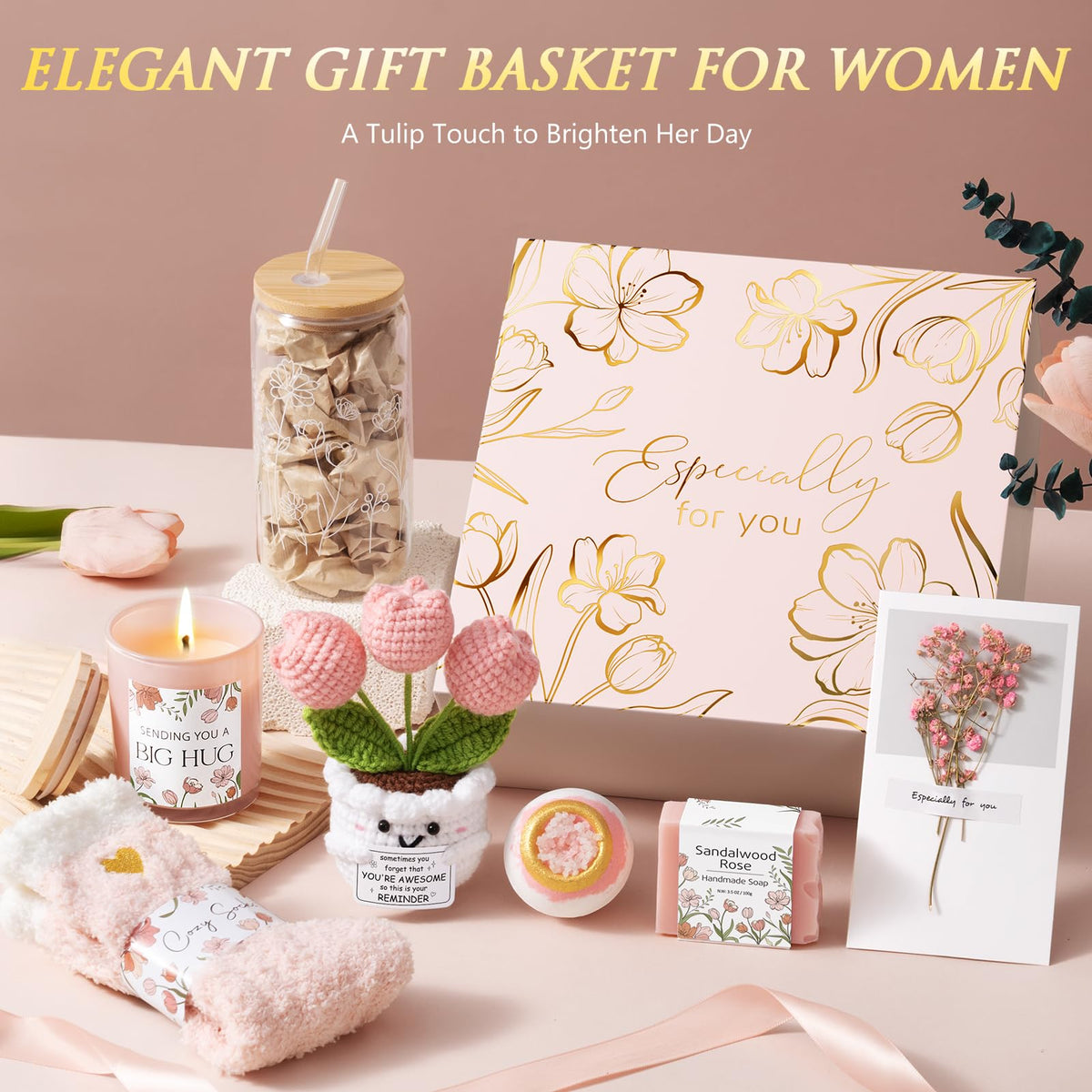Self Care Spa Gift Basket Set U994