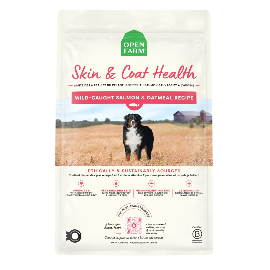 Salmon & Oatmeal Dry Dog Food 4lb Bag U26114