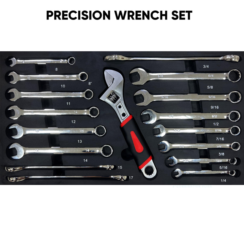3-Drawer Steel Tool Chest with 439-Piece Mechanics Tool Set P5013