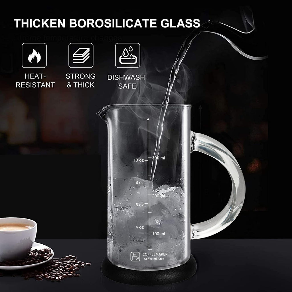 12 Ounce Stainless Steel French Press Coffee Maker F950522