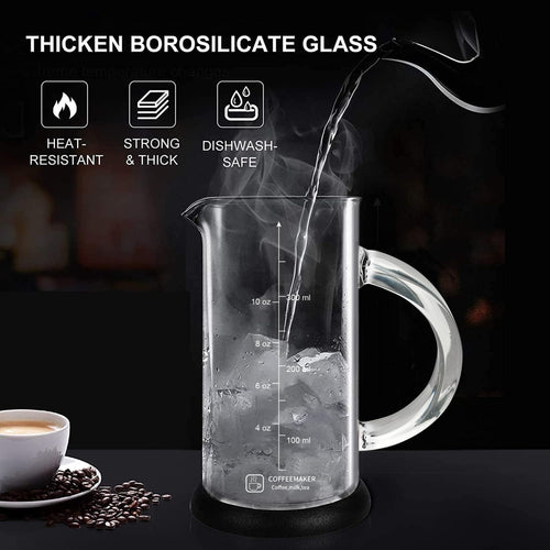12 Ounce Stainless Steel French Press Coffee Maker F950522