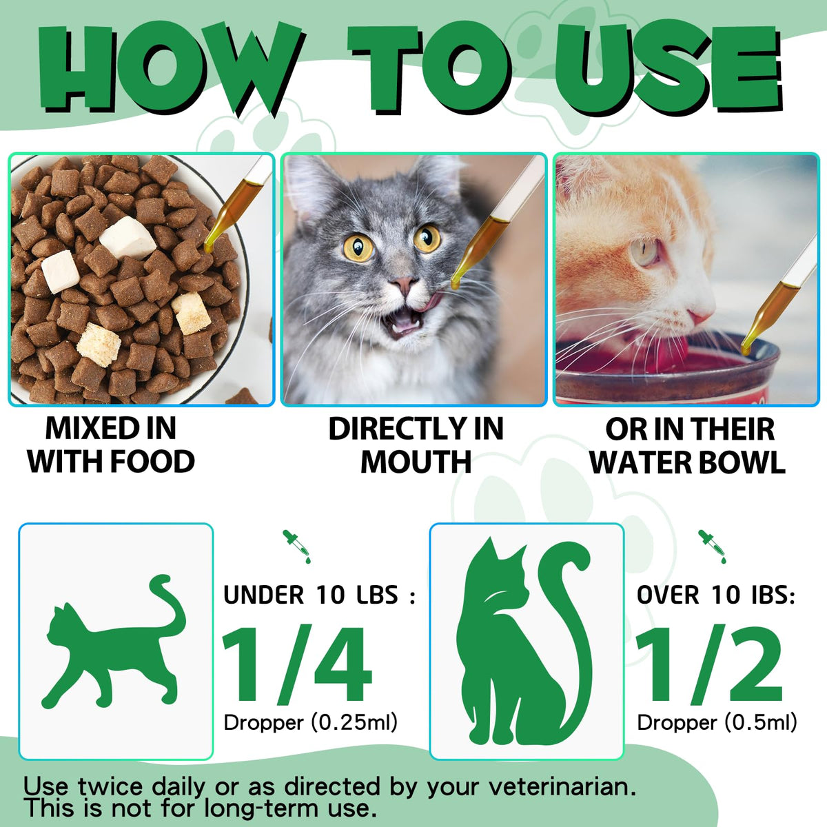 Cat Multivitamin Supplement Drops with Probiotic V9857
