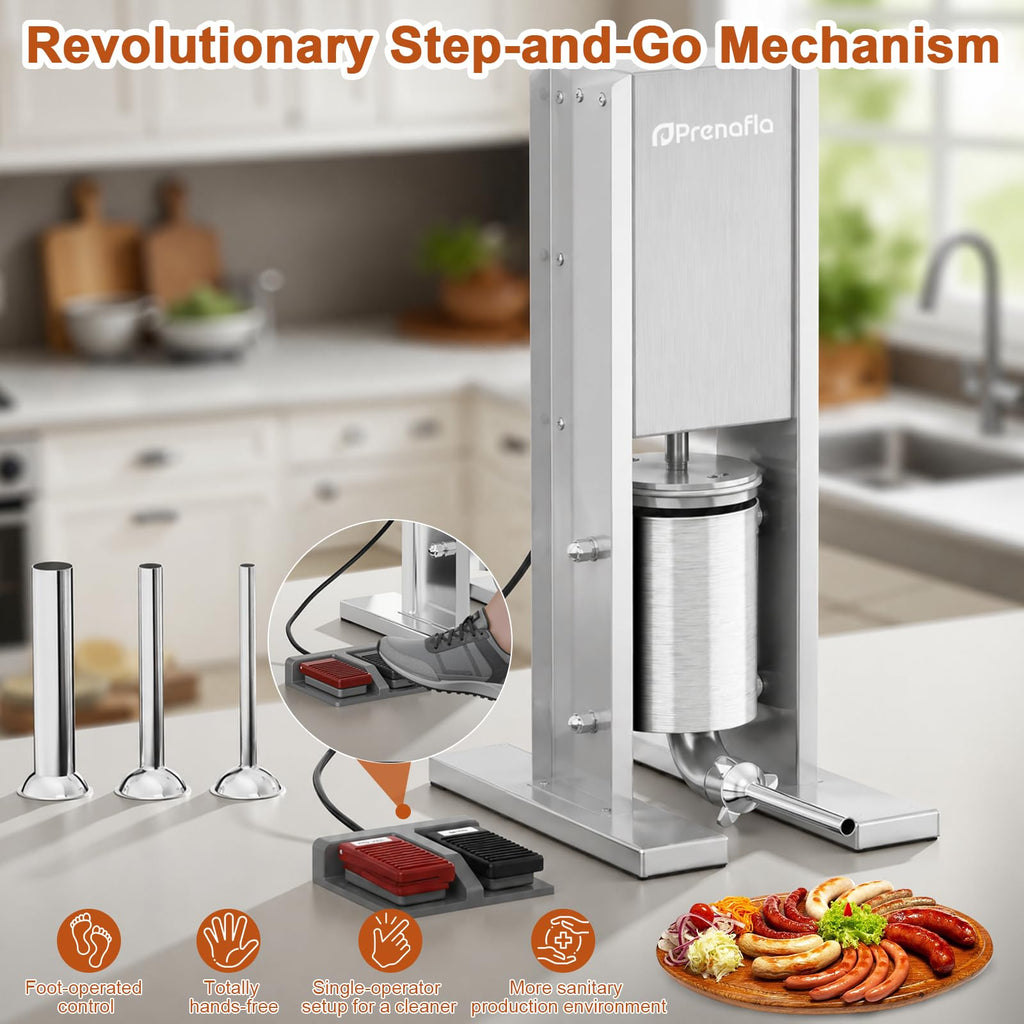 8 LB Vertical Electric Sausage Stuffer D72769