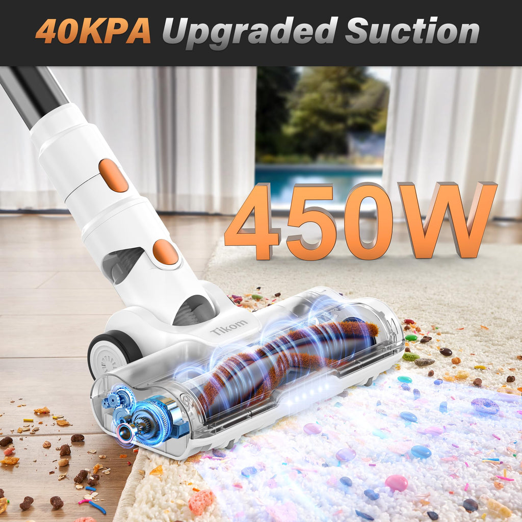 Cordless Stick Vacuum Cleaner 40000Pa Lightweight Handheld B657404