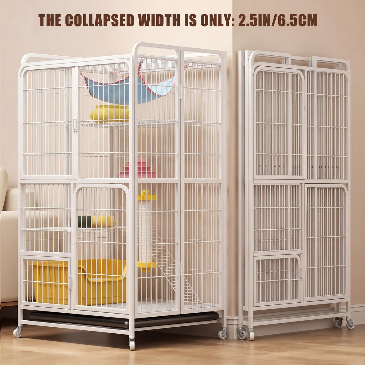 4-Tier Metal Wire Cat Playpen Y377