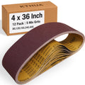 4x36 Aluminum Oxide Sanding Belts, 12 Pack H6218