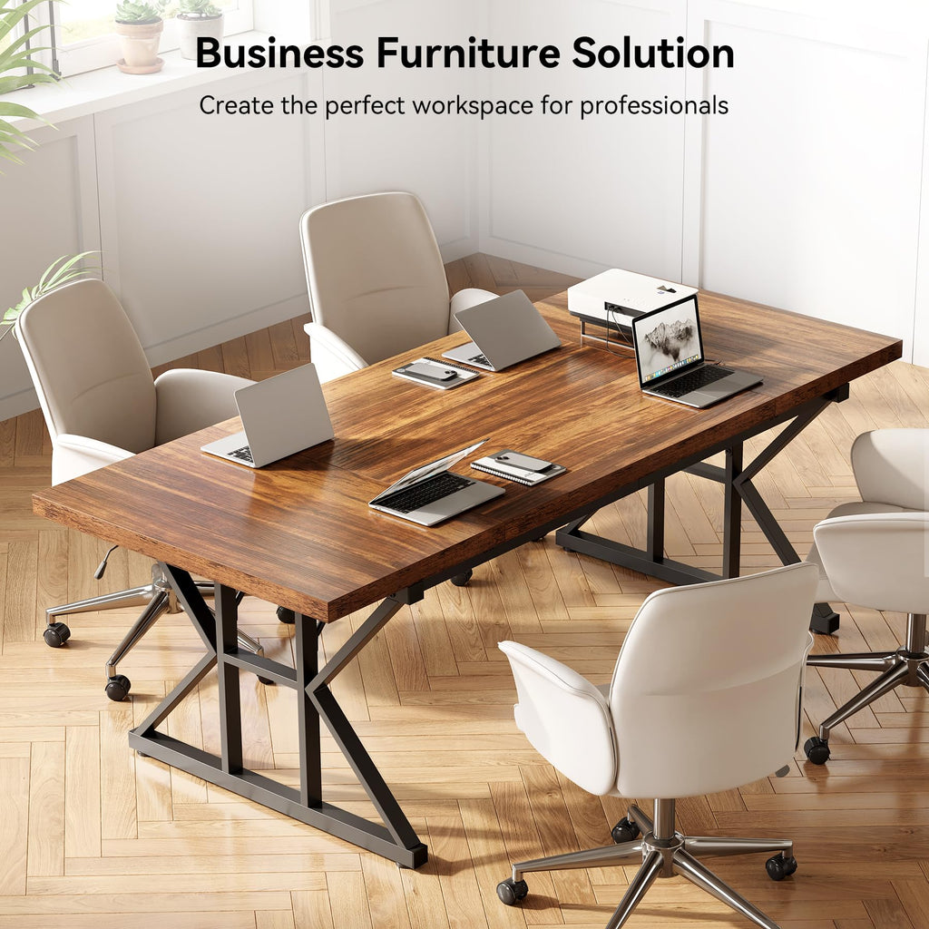 70.8-Inch Wooden Office Desk G7696
