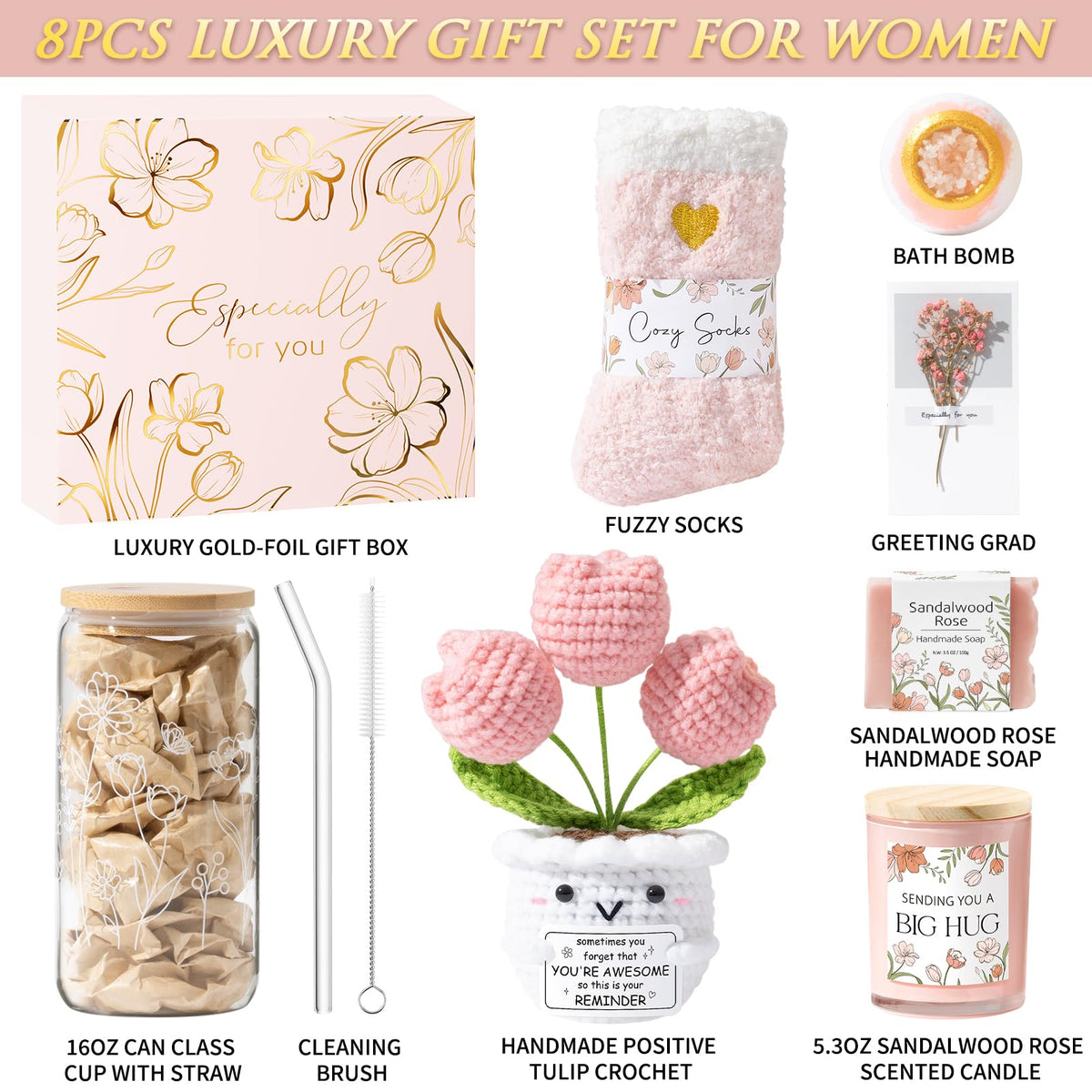 Self Care Spa Gift Basket Set U994