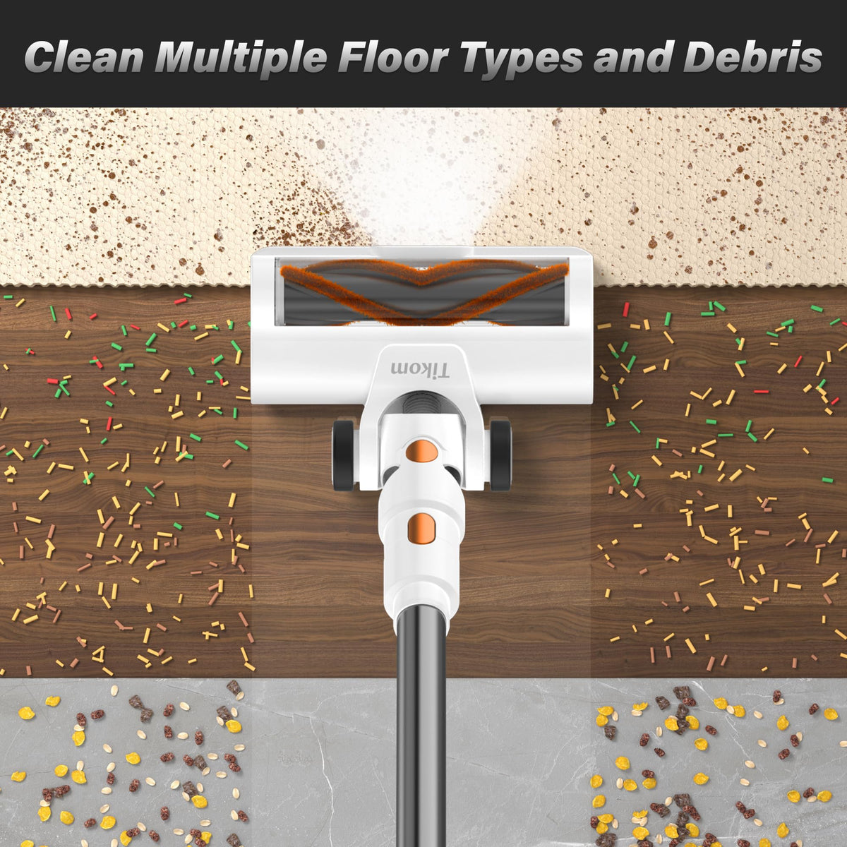 Cordless Stick Vacuum Cleaner 40000Pa Lightweight Handheld B657404