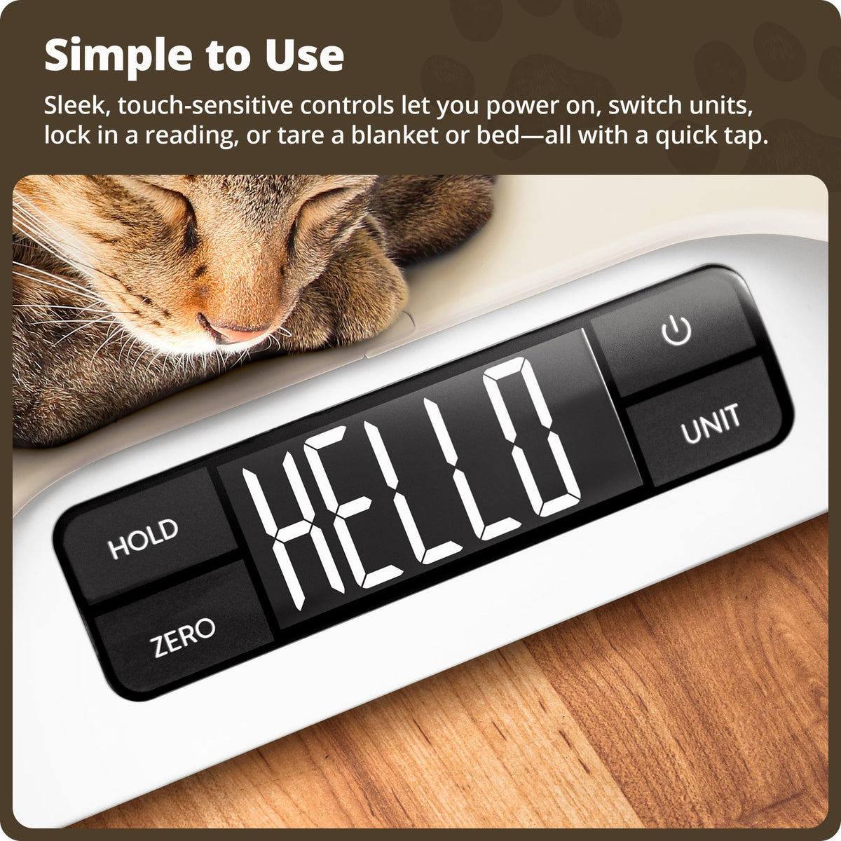 Digital Pet Scale for Cats, Dogs & Small Animals F9920