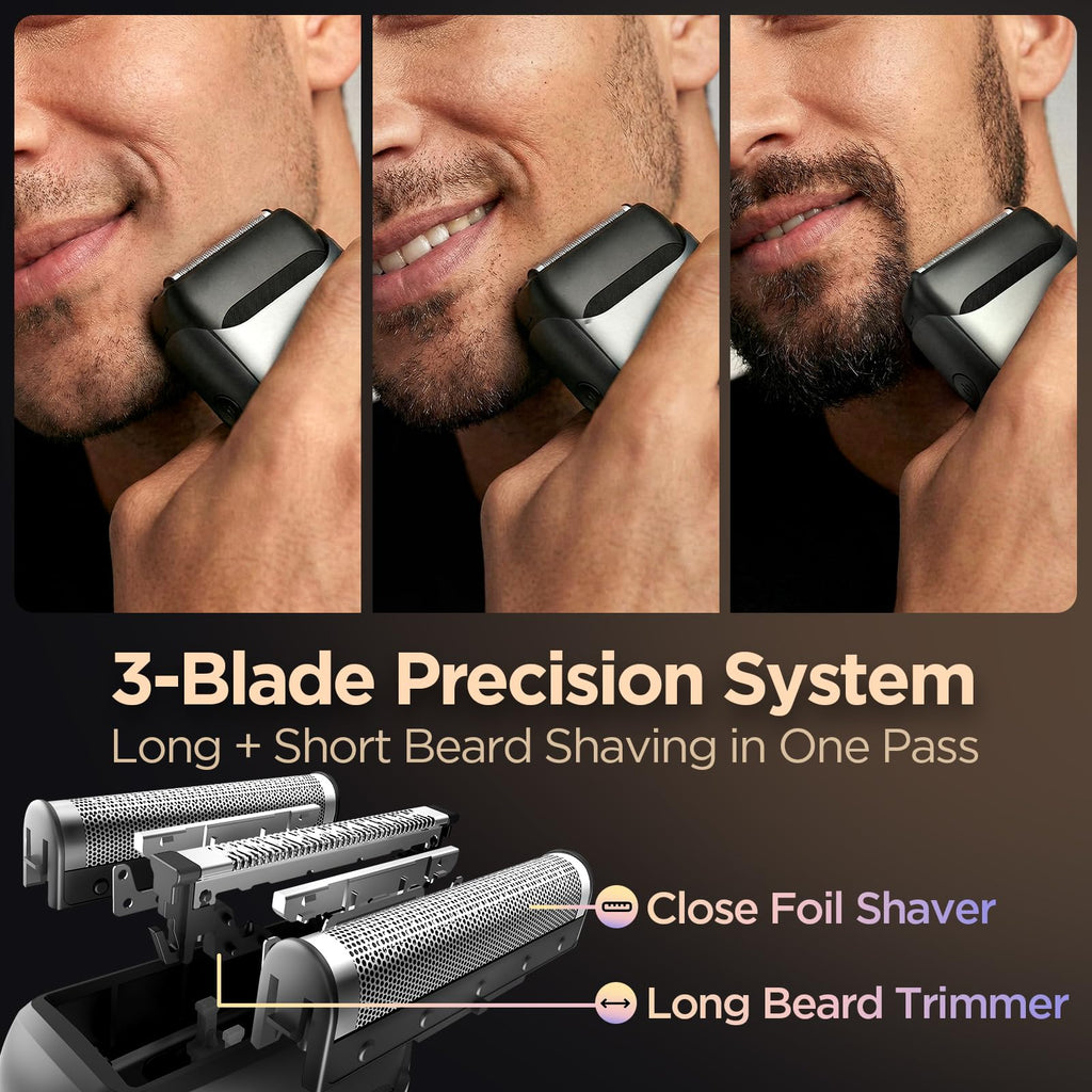 Portable Mini Electric Foil Shaver with Case I105