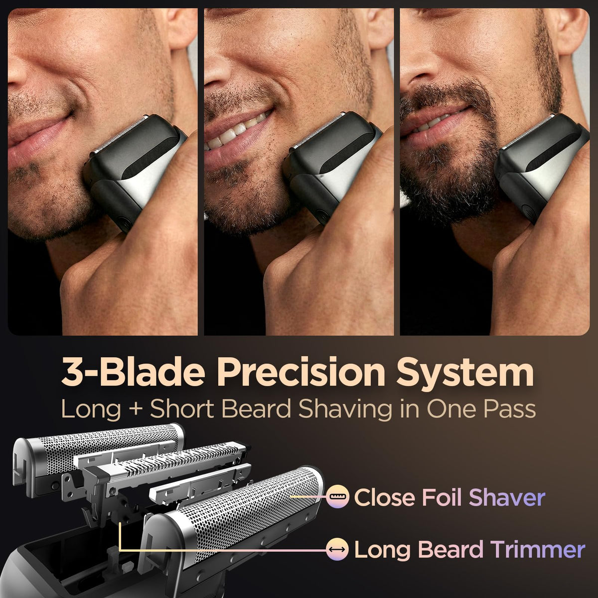 Portable Mini Electric Foil Shaver with Case I105