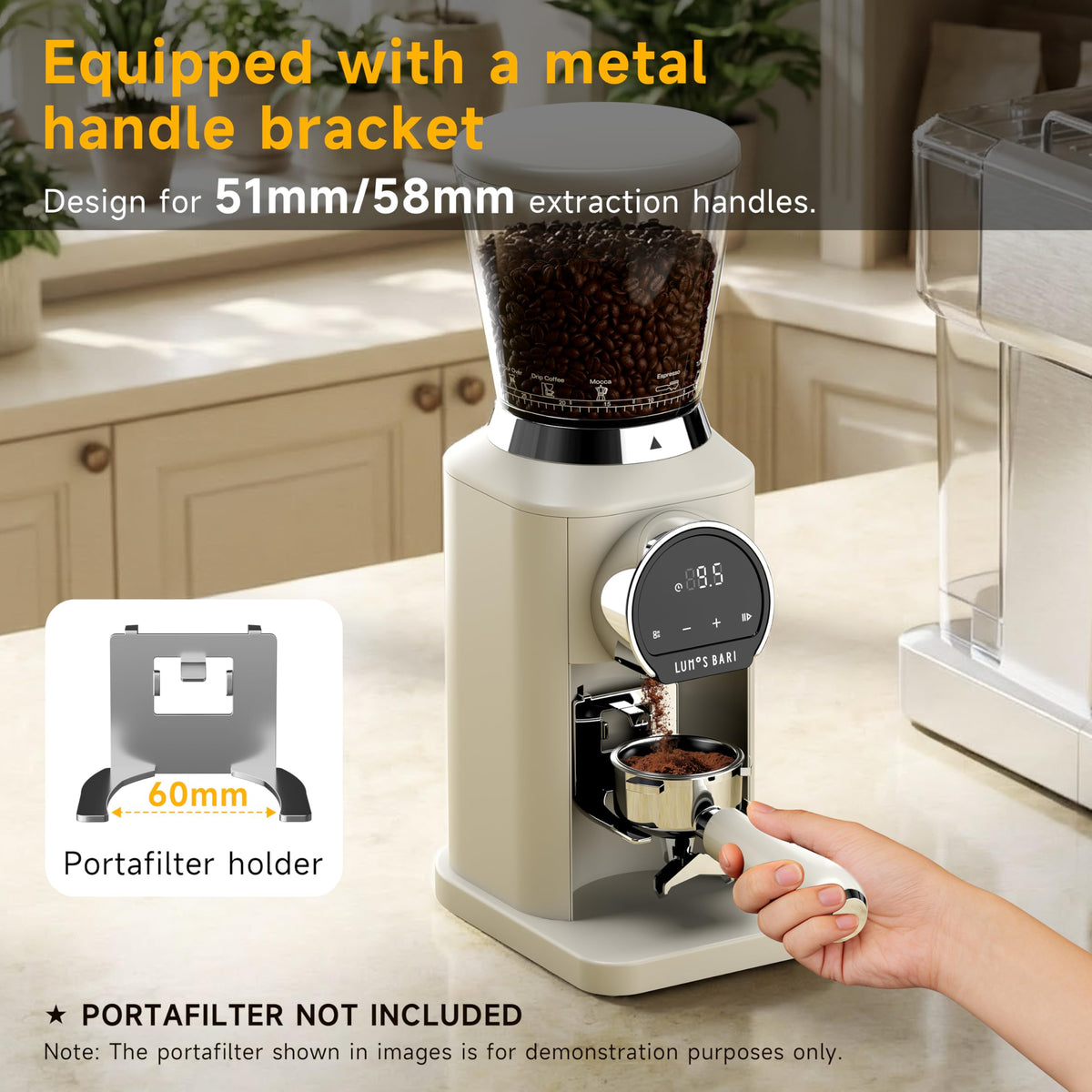 Conical Burr Coffee Grinder, 34 Settings P2804