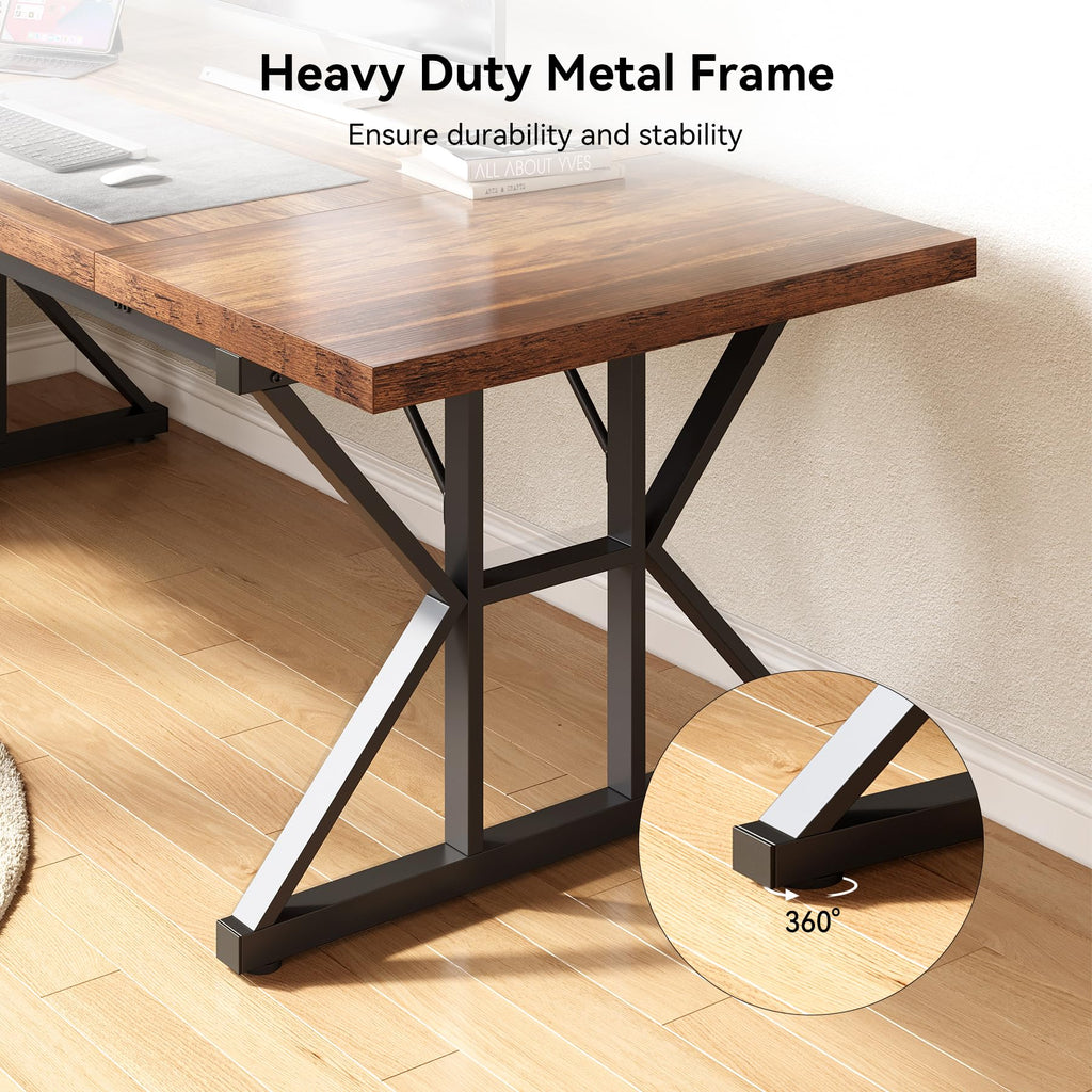 70.8-Inch Wooden Office Desk G7696
