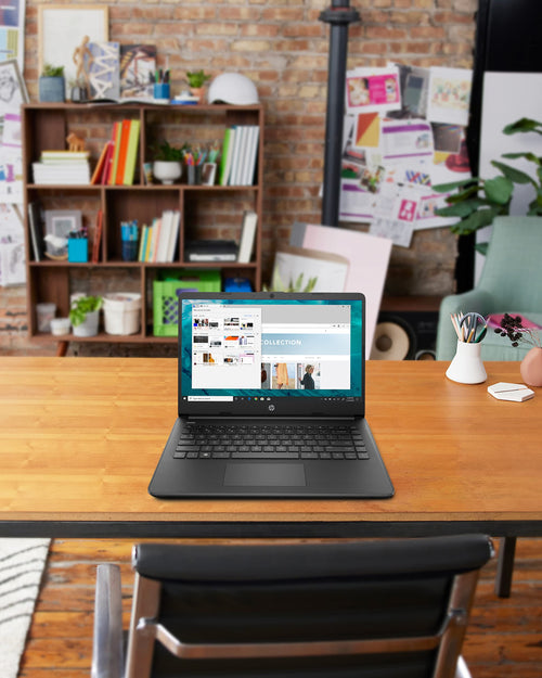 14-inch Laptop, Intel Celeron N4020, 4 GB RAM, 64 GB Storage, Windows 11 Home, Jet Black D20926