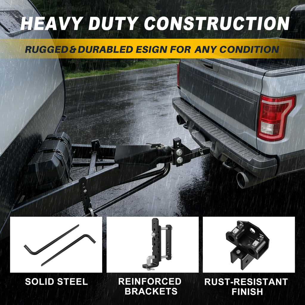 Weight Distribution Hitch with Sway Control, 10000 lbs Towing, 2-Inch Shank G5646