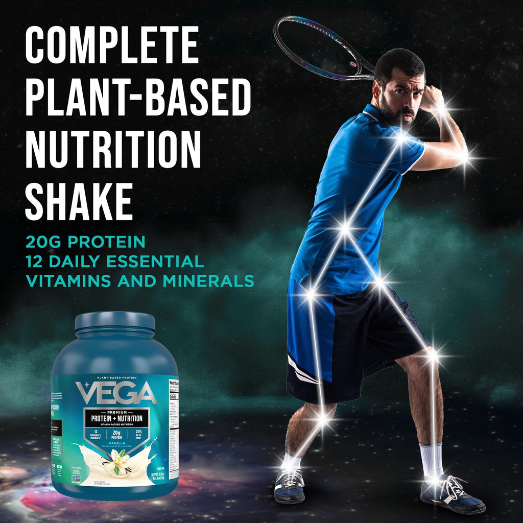 Plant Based Vegan Protein Powder Vanilla 2.3lbs K2231