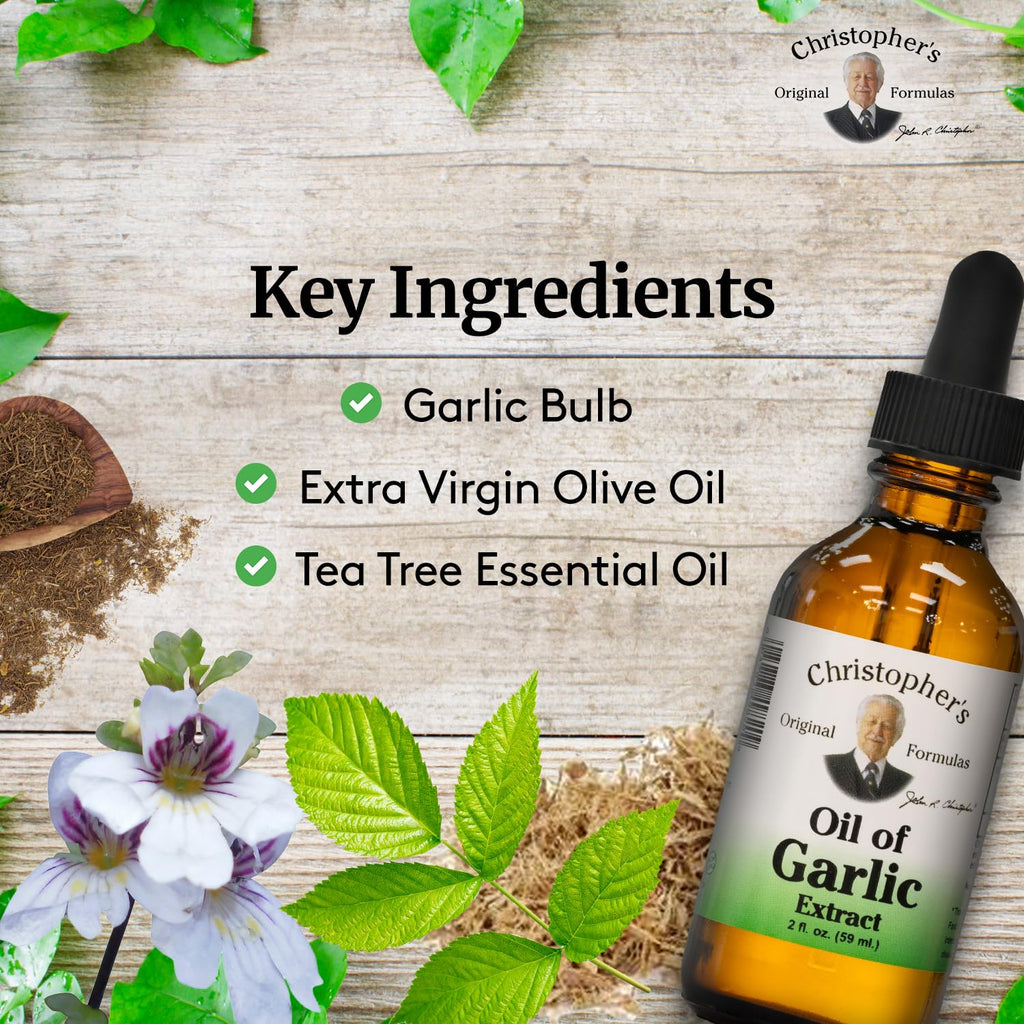 Garlic Oil Extract 2 oz Herbal Supplement A57836