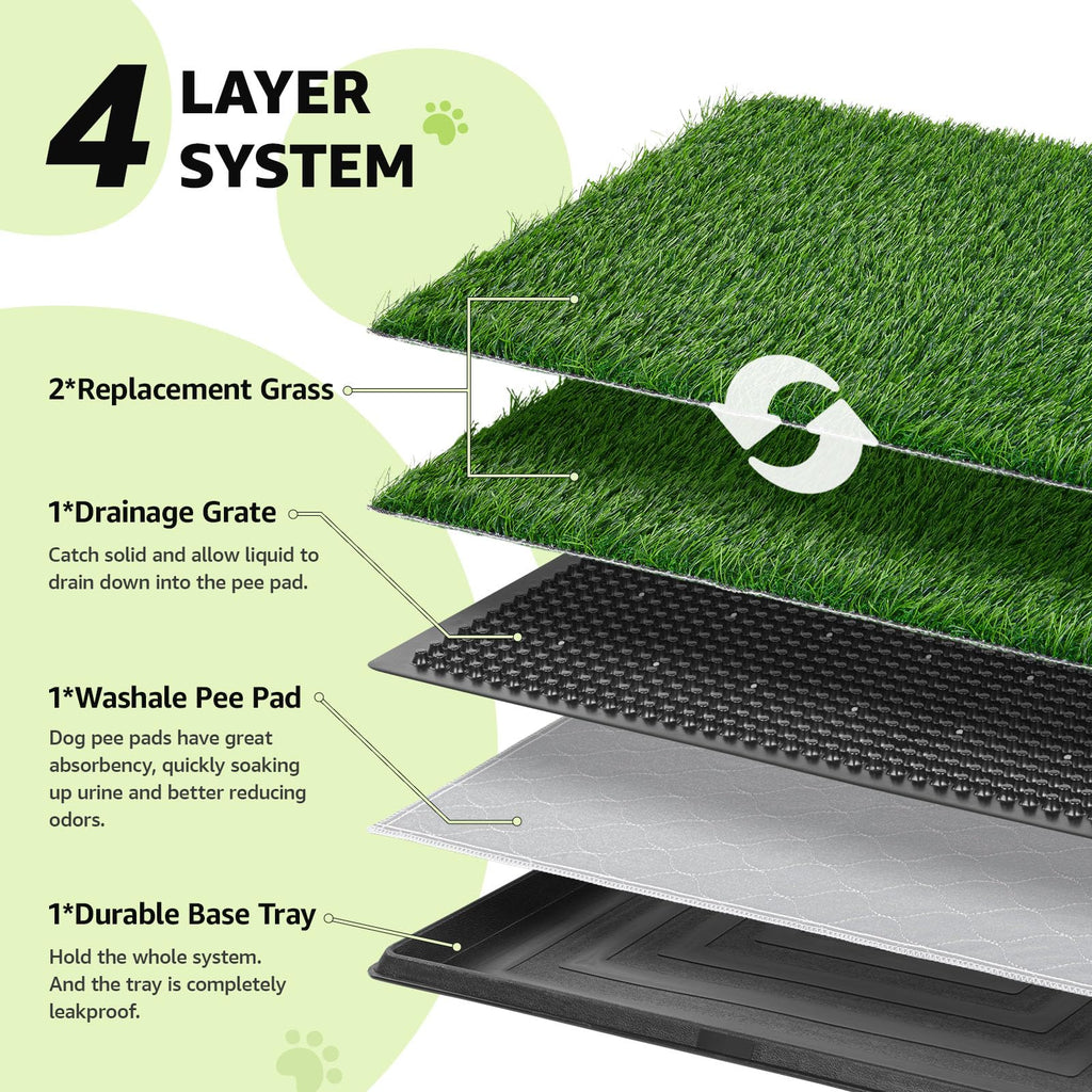 Dog Grass Pad with Tray 20.1x25.1in N503