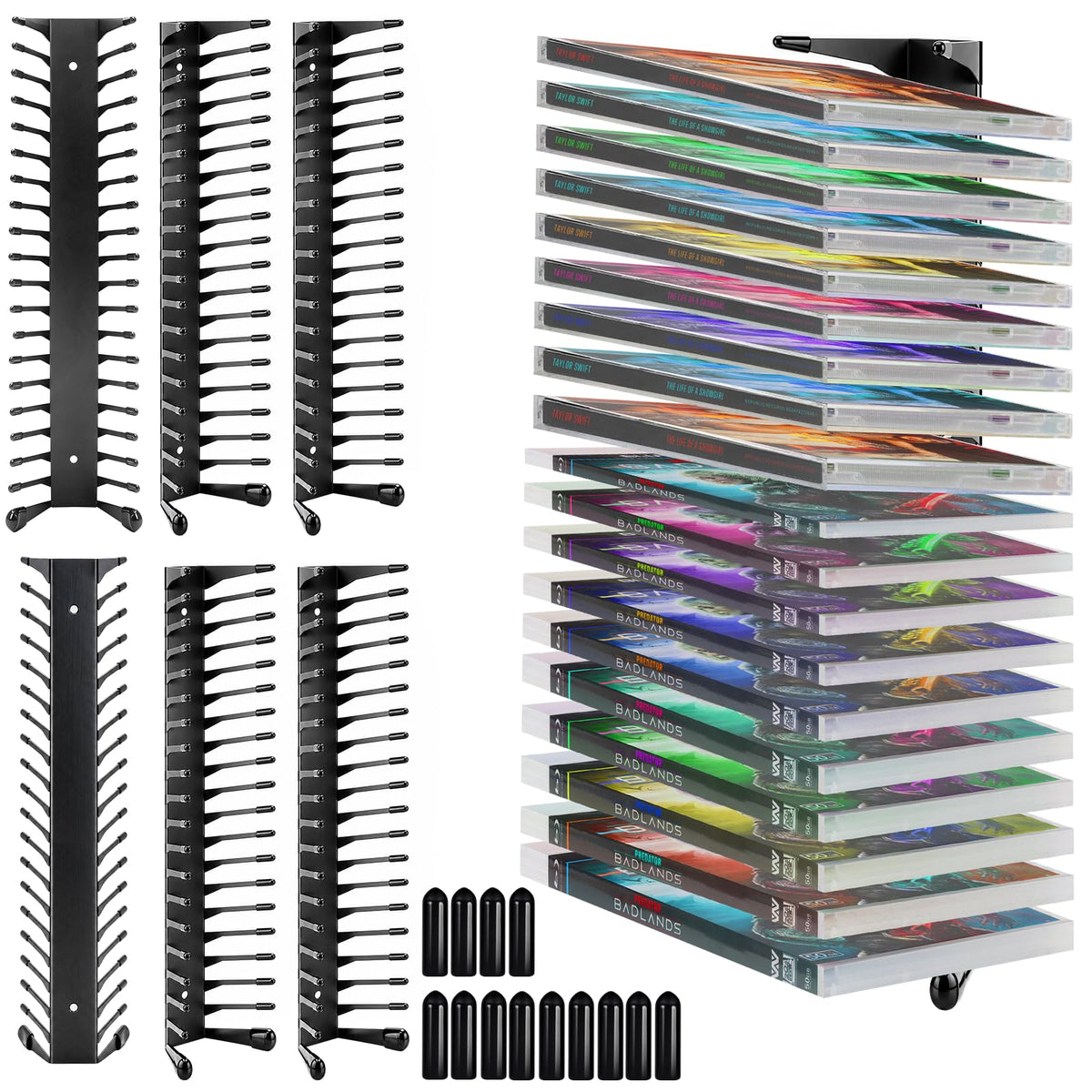 Anti-Drop CD Storage Shelf 6 Pack A29552